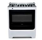 Fogão Consul 6 bocas Branco com botões removíveis e vidro interno vedado - CFS6NAB