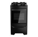 Fogão Consul 4 bocas Preto com mesa de vidro e grades individuais de ferro fundido - CFO4VAE