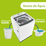 Imagem-ilustrativa-do-reuso-de-agua-da-maquina-de-lavar-com-um-balde-cheio-de-agua-a-esquerda-maquina-de-lavar-ao-centro-e-um-tanque-com-agua-a-direita.