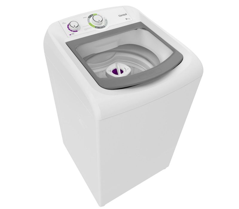 Maquina-de-lavar-na-cor-branca-com-tampa-superior-posicionada-na-diagonal