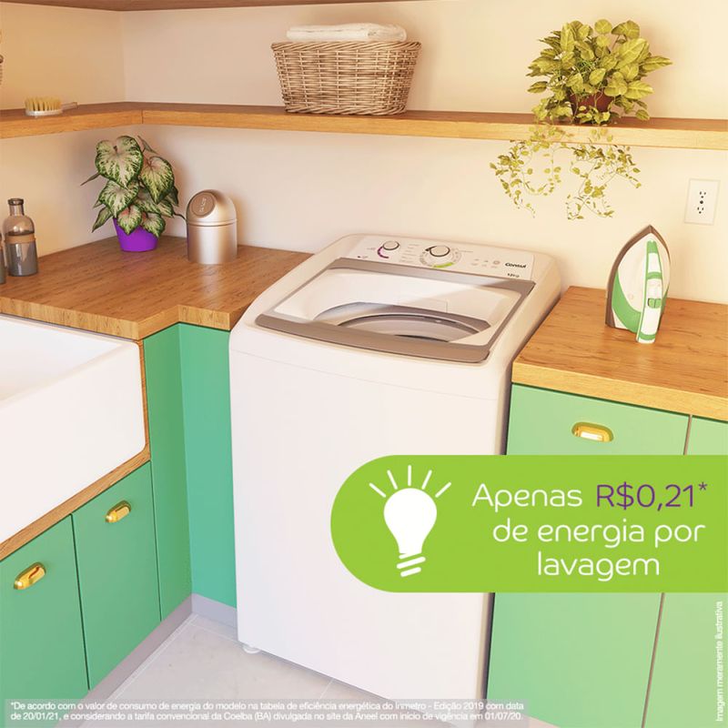 Maquina-de-lavar-roupas-em-uma-lavandeira-decorada