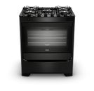 Fogão 5 Bocas Consul Mesa de Vidro Preto - CFS5VBE