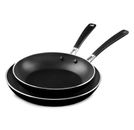 Conjunto de Frigideiras de Alumínio 25 e 30cm com Antiaderente - Onyx Black