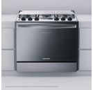 Fogão Brastemp 5 Bocas de Embutir Cor Inox com Turbo Chama e Touch Timer - BYS5PCR