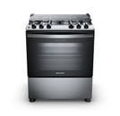 Fogão Brastemp 5 Bocas Cor Inox com Turbo Chama - BFS5GDR