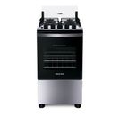 Fogão Brastemp 4 Bocas Inox com Duas Prateleiras com Alturas Ajustáveis - BFO4NBR