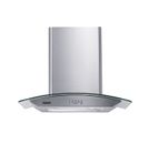 Coifa de Parede Consul 60cm Inox 4 Bocas com Design em Vidro e Aviso Lavar Filtro - CAP60AR