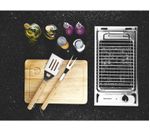 Churrasqueira-Eletrica-2500W-Cooktop-Domino---Churrasqueira-Cooktop-BDH30ARBNA---Vista-Superior-Instalada