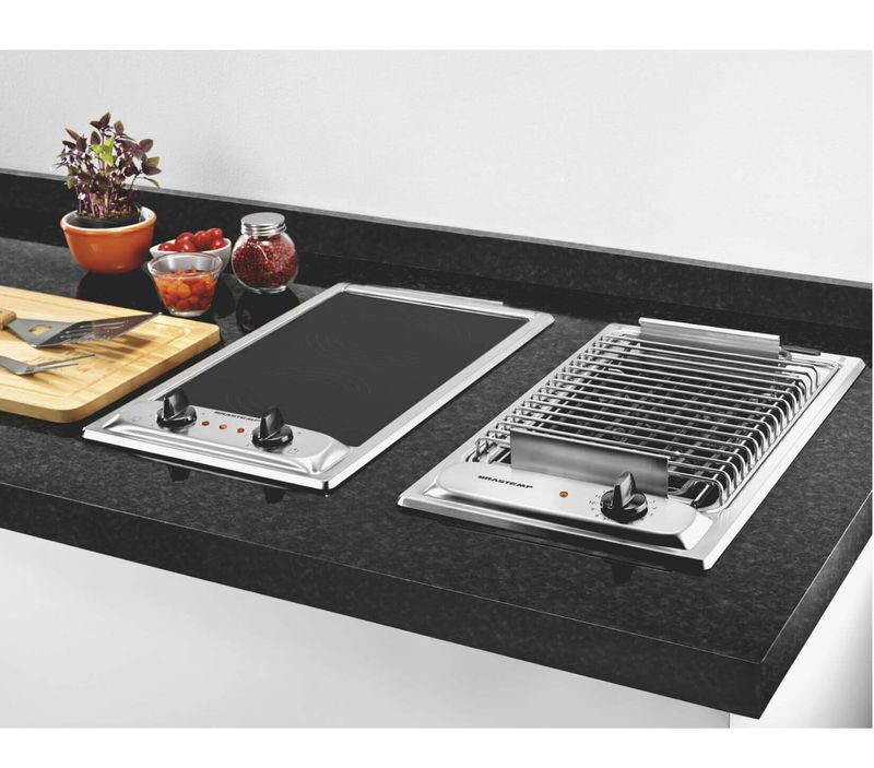 Churrasqueira-Eletrica-2500W-Cooktop-Domino---Churrasqueira-Cooktop-BDH30ARBNA---Vista-em-Perspectiva