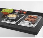 Churrasqueira-Eletrica-2500W-Cooktop-Domino---Churrasqueira-Cooktop-BDH30ARBNA---Em-Uso