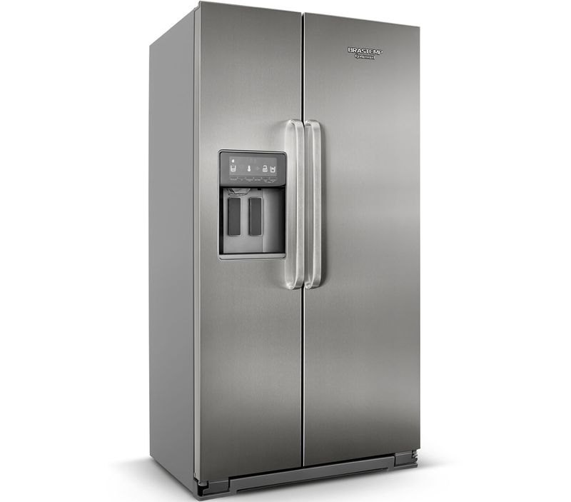 Geladeira-Frost-Free-Inox-539-Litros-Brastemp-Gourmand-Side-By-Side---Geladeira-Frost-Free-Inox-BRS75BR